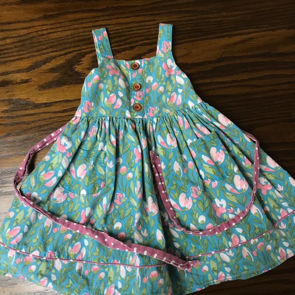 Sweethoney teal and purple dress.